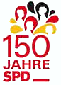 Logo 150 Jahre SPD