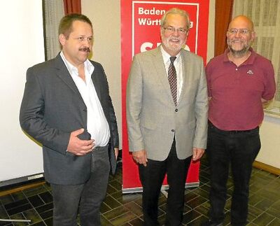 Jens Löw, Norbert Zeller u. Wolfgang Karrer, Foto: Bombardi Foto: Schwarzwälder-Bote